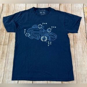 Halo Legendary Loot Crate Wraith T Shirt Blue Size Medium